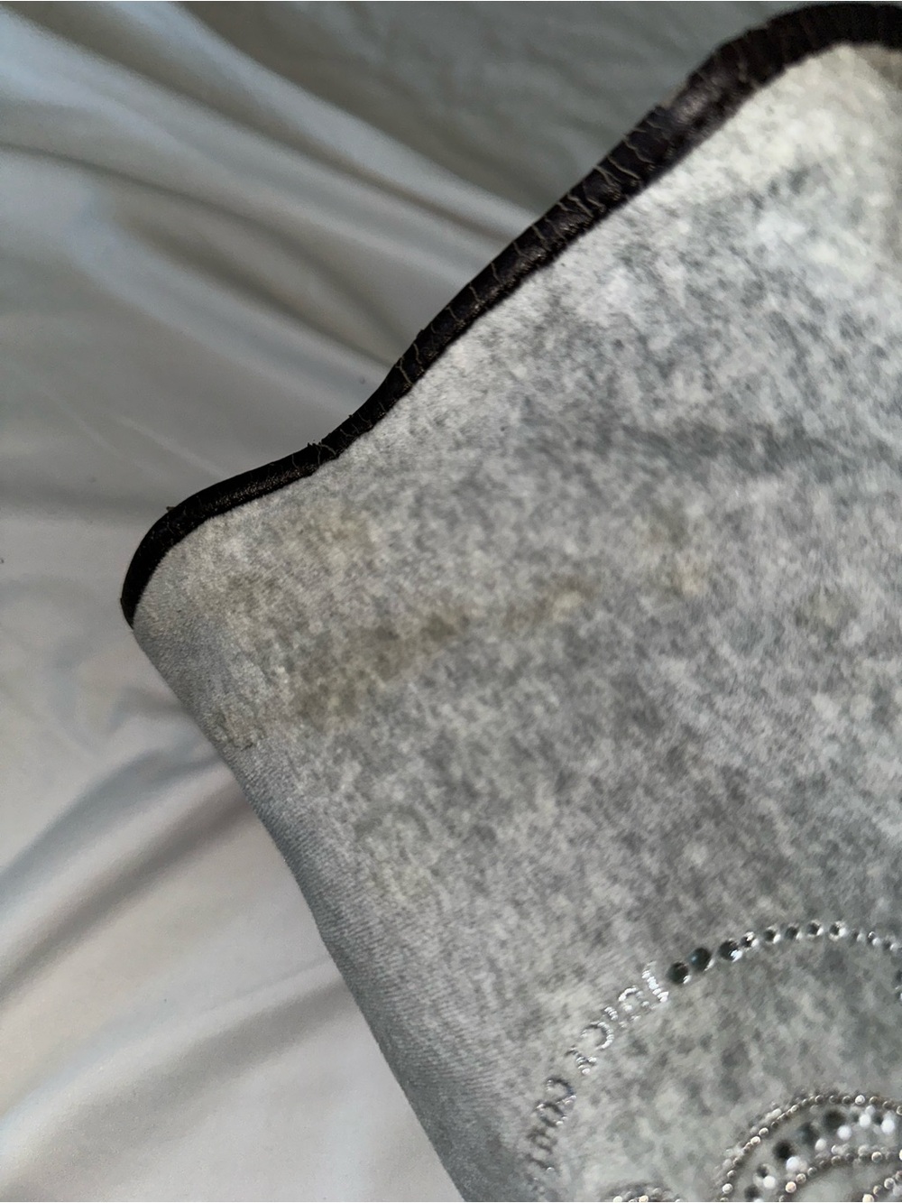 Y2K Juicy Couture Bowler Bag “Grey and Brown Leather” - Picture 5 of 11